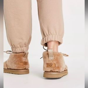 ugg neumel fluffy ankle boots